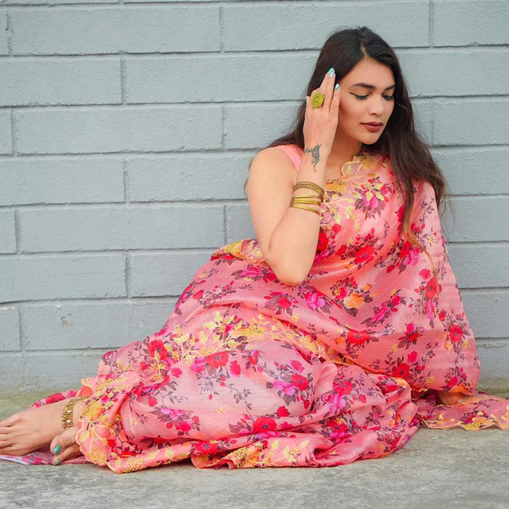 Rethinking the Pink Saree A Fashion Revolution