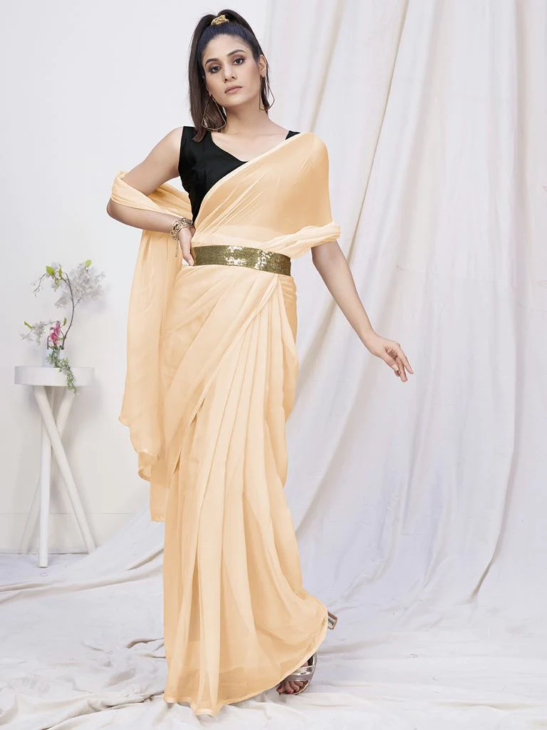 The Timeless Elegance of Cream Sarees: A Must-Have for Every Woman's Wardrobe 1 Cream Sarees