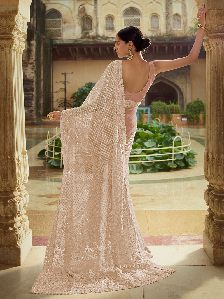 The Enchanting Embrace of Lilac: A Guide to Your Soft Net Saree 3 The Enchanting Embrace of Lilac: A Guide to Your Soft Net Saree