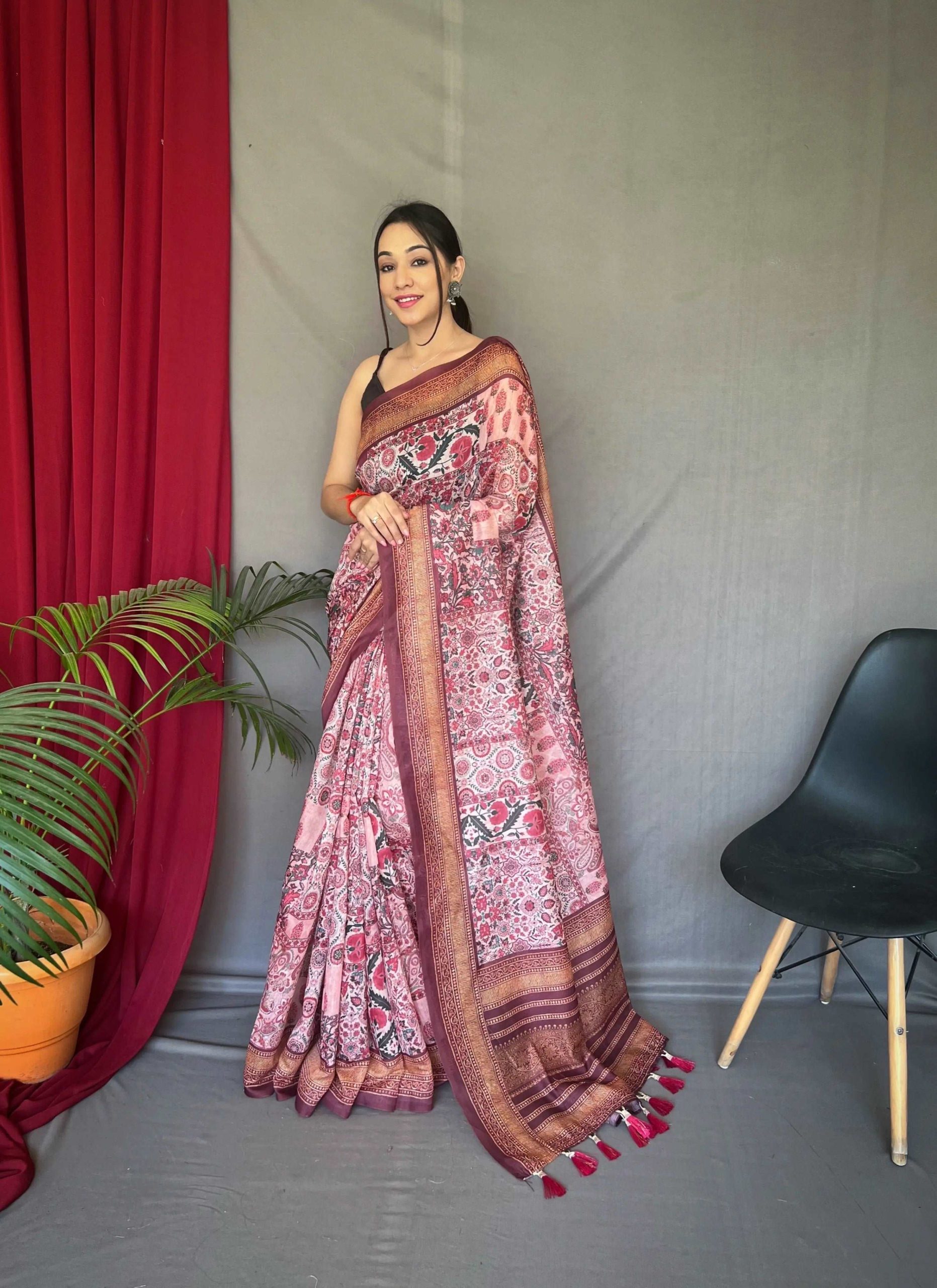 Unveiling the Enchanting Allure of Ajrakh Sarees 5 Unveiling the Enchanting Allure of Ajrakh Sarees