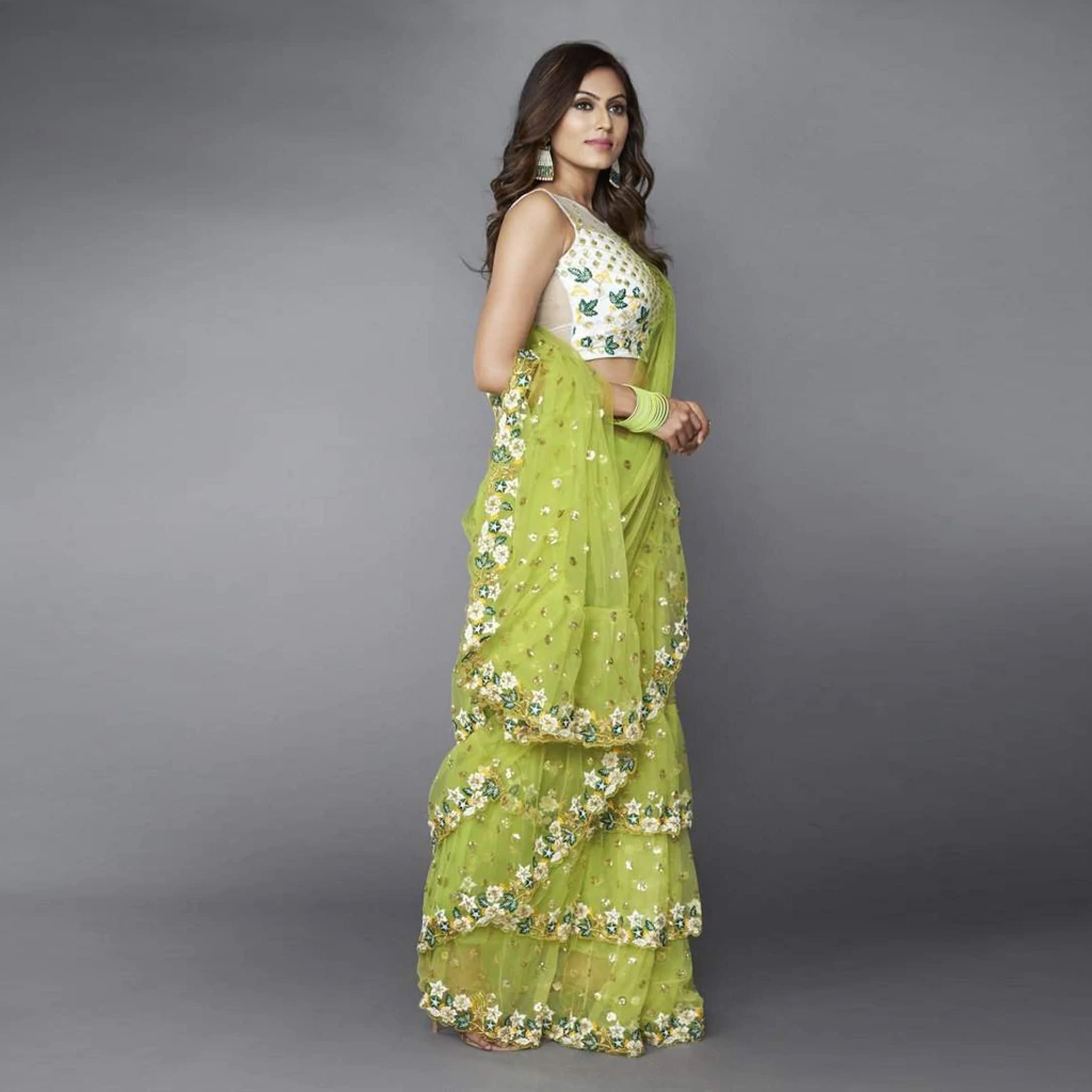 Ruffle Sarees: The Modern Woman's Take on a Timeless Tradition