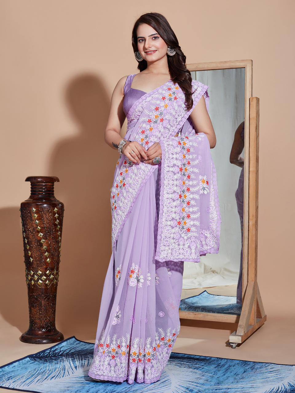The Enchanting World of Purple Sarees: A Guide for Every Woman