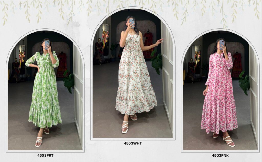 Unveiling Elegance: The Modern Georgette Frock in Our Ethnic Collection 1 Frock