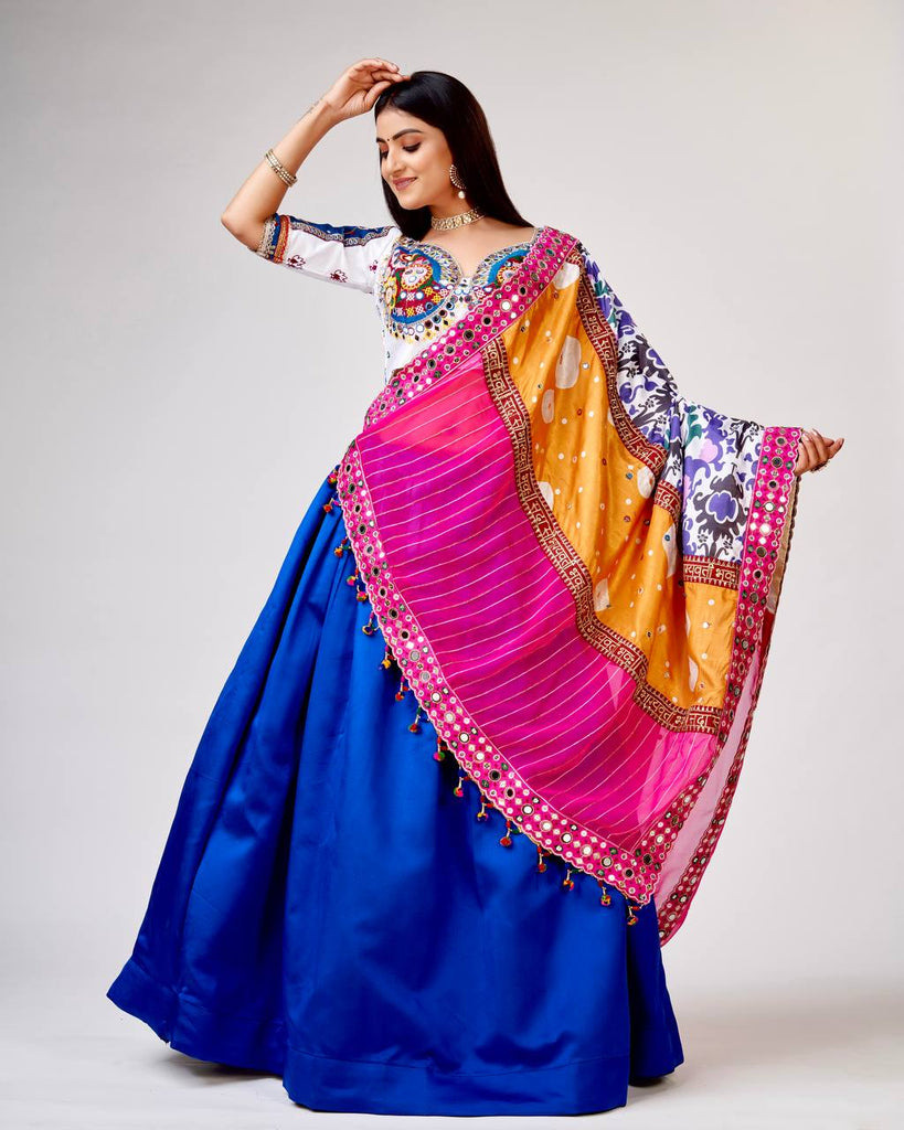 Celebrate Festive Elegance with the Blue Designer Chaniya Choli from ClothsVilla 1 Blue Designer Chaniya Choli for Festive Elegance
